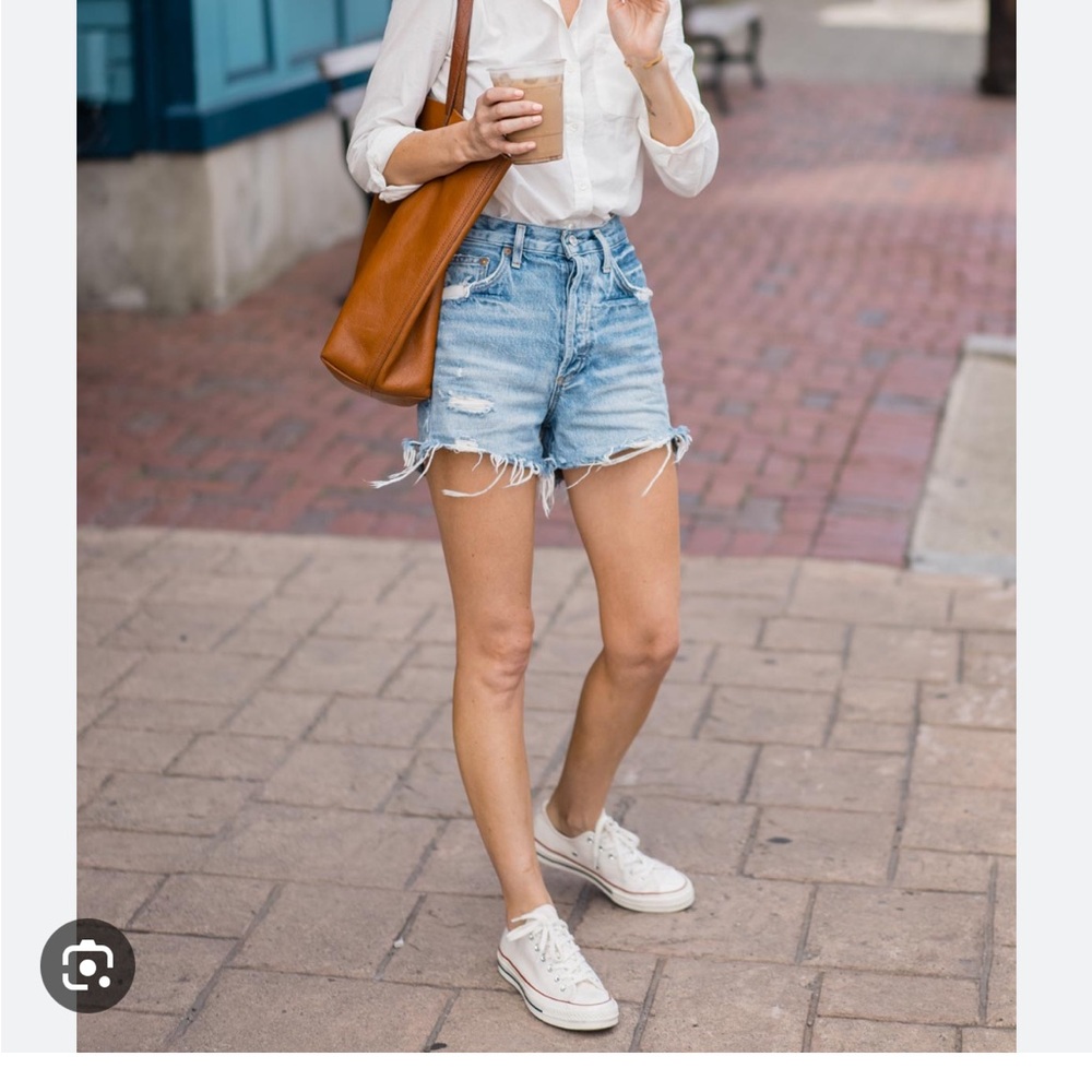 AGOLDE Dee Vintage High Rise Shorts - Size 25